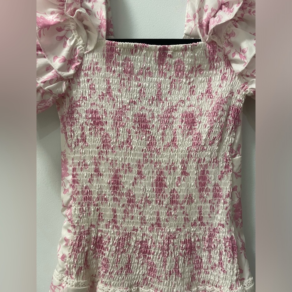 NWOT Ruffle Mini Dress - Picture 7 of 8